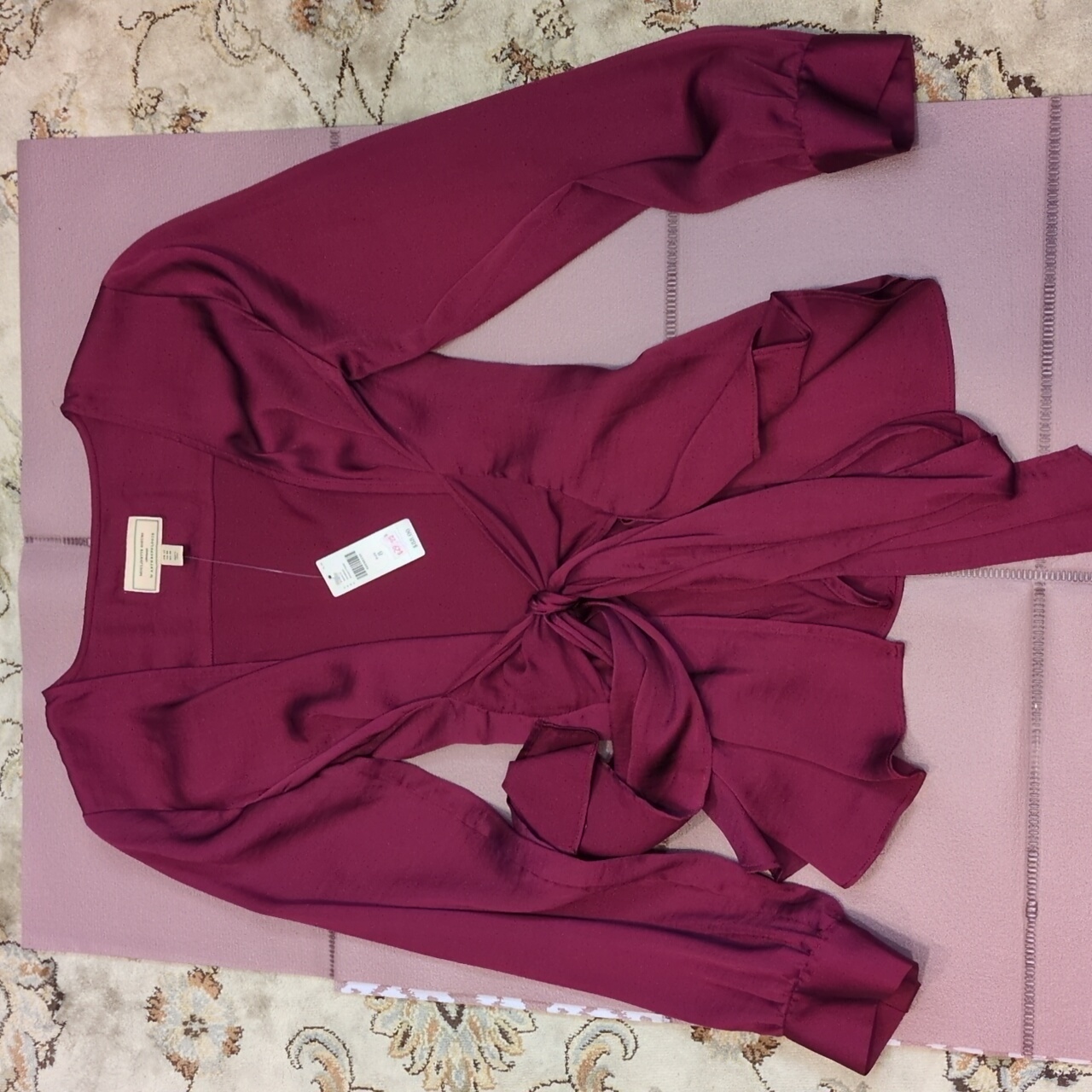 Moulinette Soeurs Burgundy Blouse